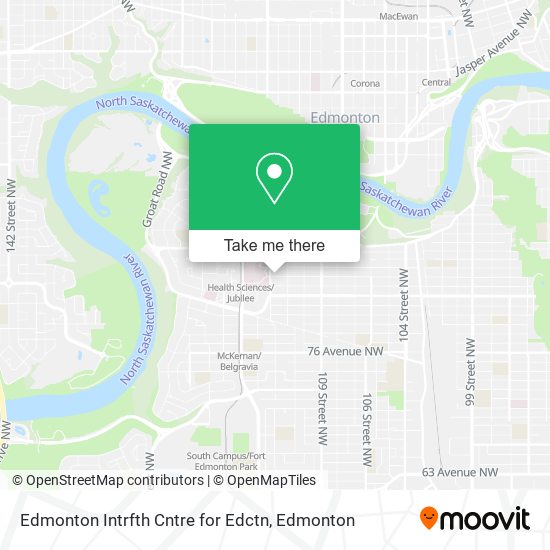 Edmonton Intrfth Cntre for Edctn plan