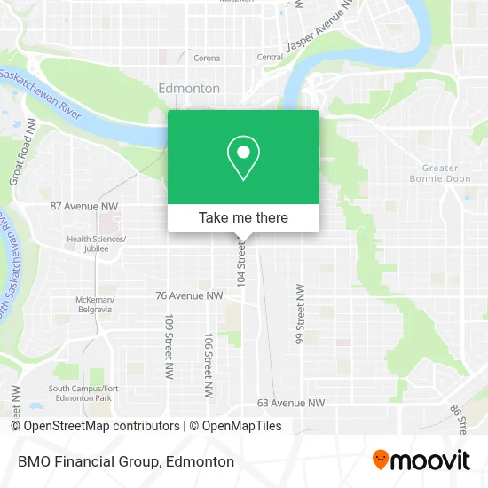 BMO Financial Group map