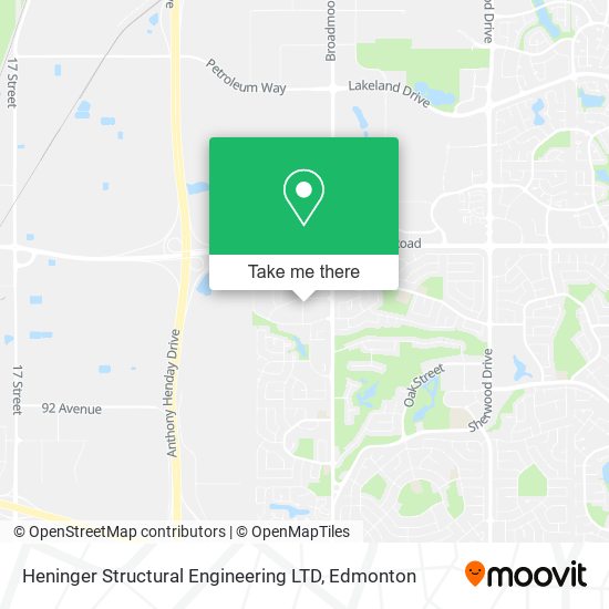Heninger Structural Engineering LTD map