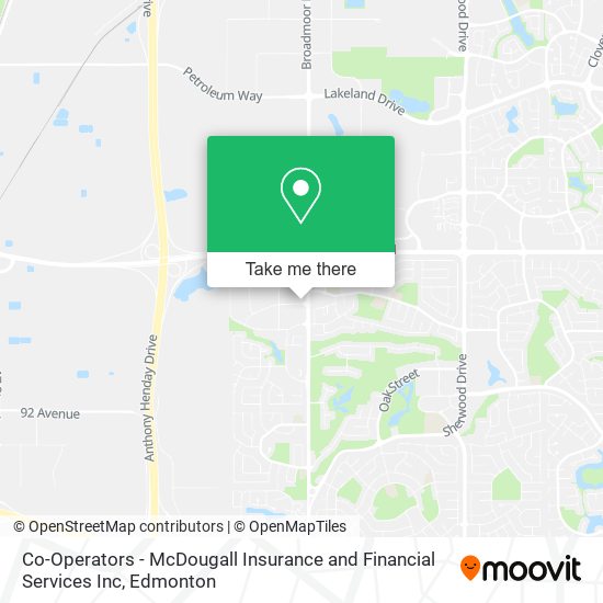 Co-Operators - McDougall Insurance and Financial Services Inc map