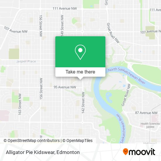 Alligator Pie Kidswear map