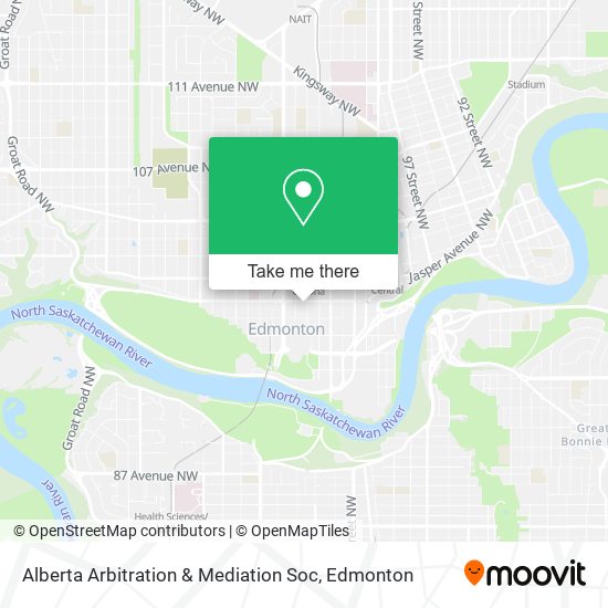 Alberta Arbitration & Mediation Soc map