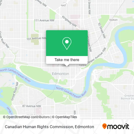 Canadian Human Rights Commission map