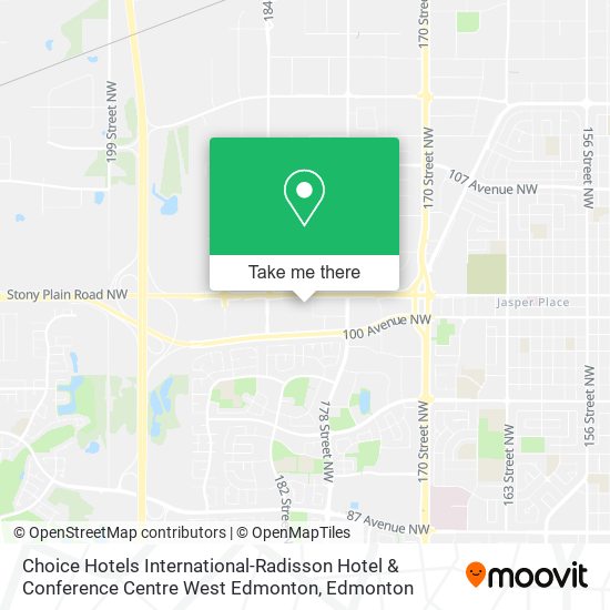 Choice Hotels International-Radisson Hotel & Conference Centre West Edmonton plan