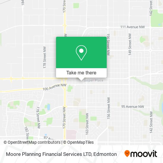 Moore Planning Financial Services LTD map