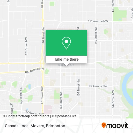 Canada Local Movers map