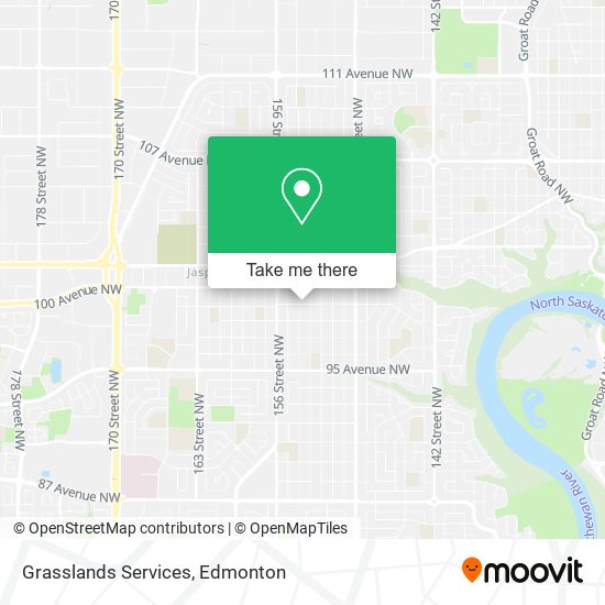 Grasslands Services map