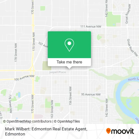 Mark Wilbert: Edmonton Real Estate Agent map