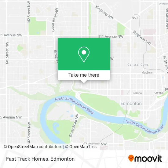 Fast Track Homes map