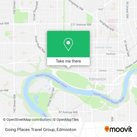 Going Places Travel Group map