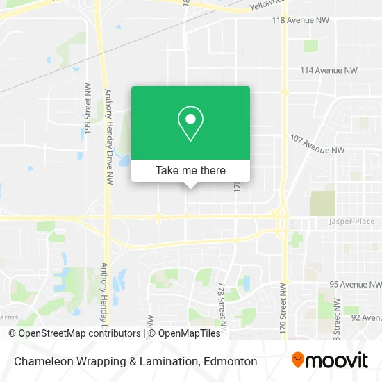 Chameleon Wrapping & Lamination map