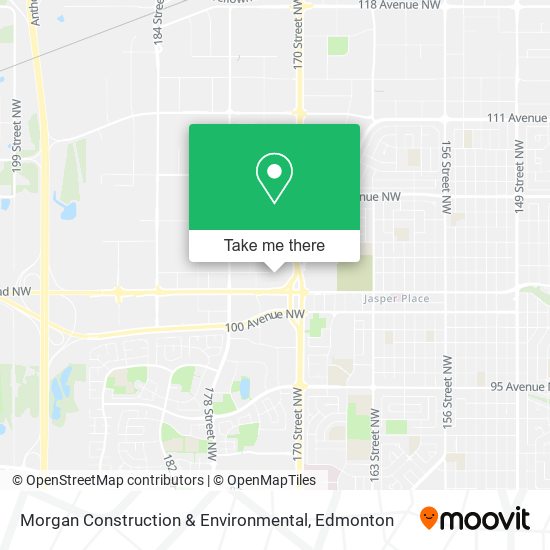 Morgan Construction & Environmental map