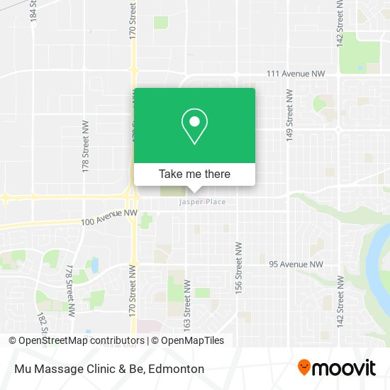 Mu Massage Clinic & Be map