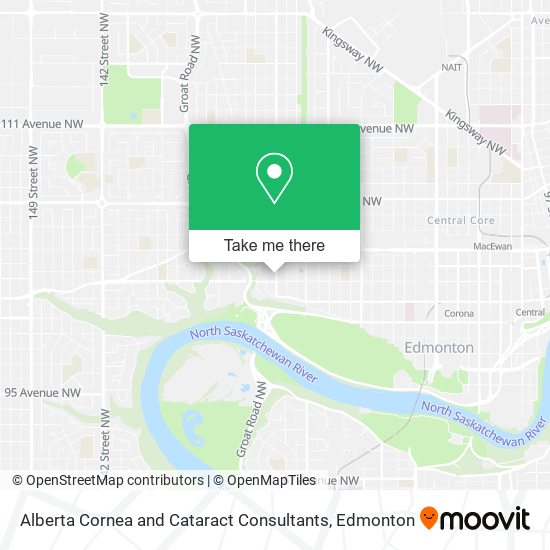 Alberta Cornea and Cataract Consultants map