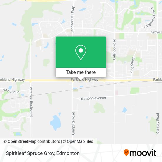 Spiritleaf Spruce Grov map