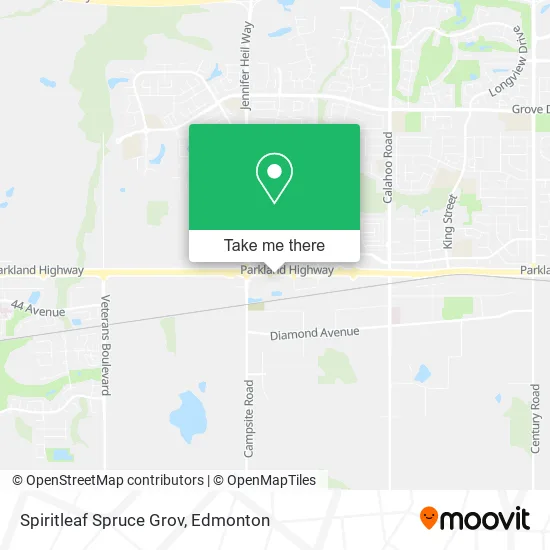 Spiritleaf Spruce Grov map