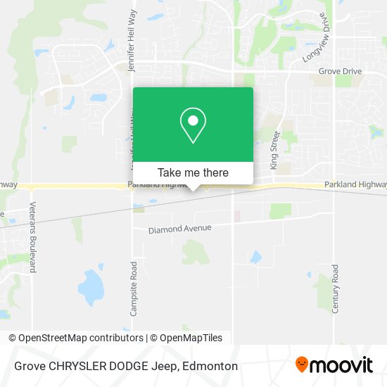 Grove CHRYSLER DODGE Jeep map