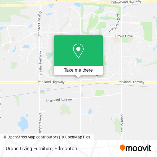 Urban Living Furniture map