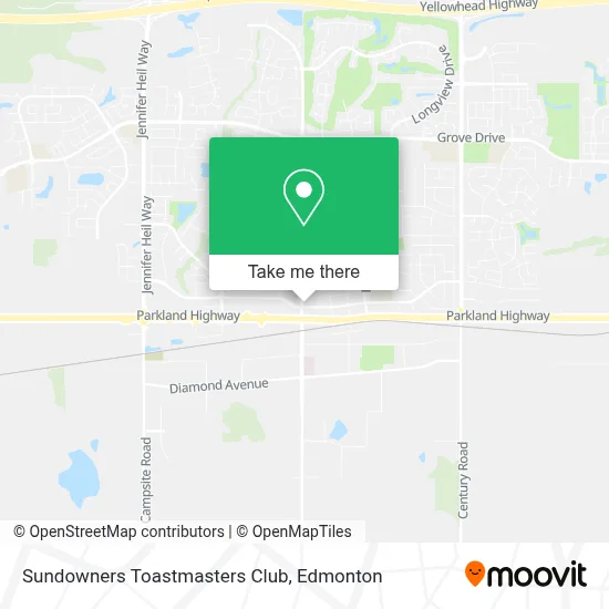Sundowners Toastmasters Club map