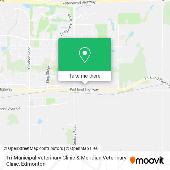 Tri-Municipal Veterinary Clinic & Meridian Veterinary Clinic map