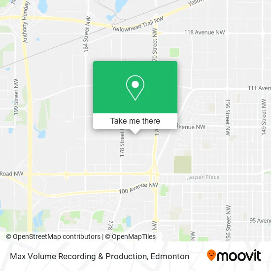 Max Volume Recording & Production map