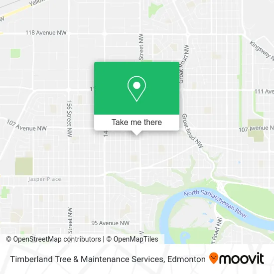 Timberland Tree & Maintenance Services map