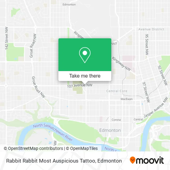 Rabbit Rabbit Most Auspicious Tattoo map