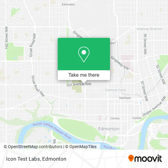 Icon Test Labs map