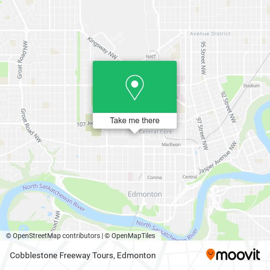 Cobblestone Freeway Tours plan