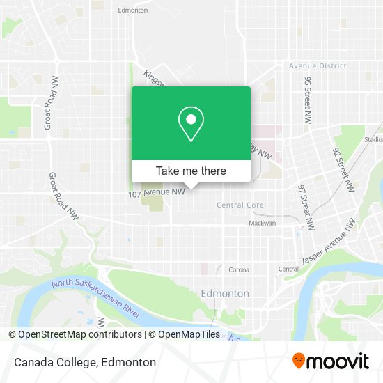 Canada College map