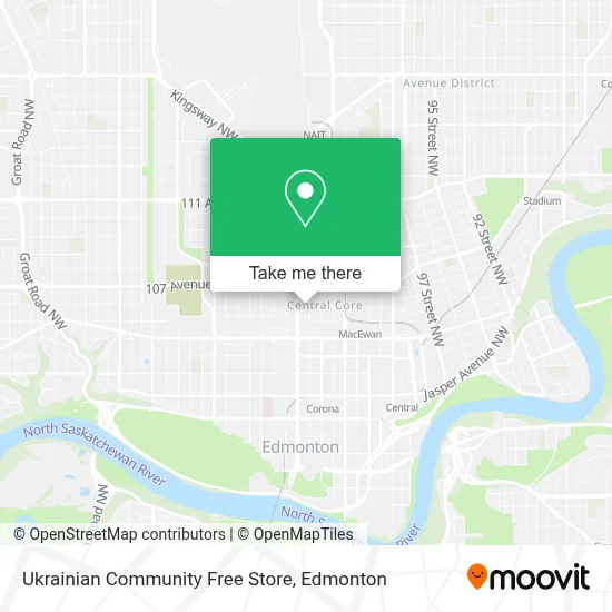 Ukrainian Community Free Store map