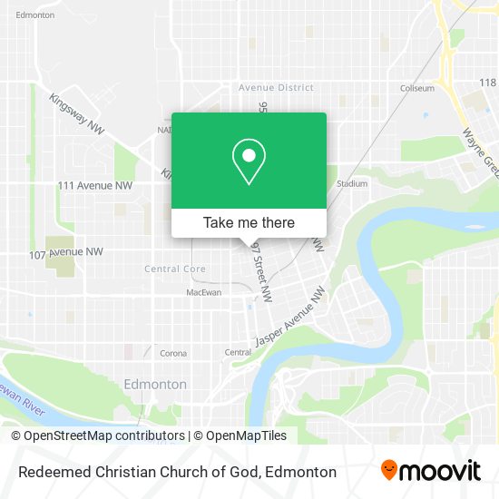 Redeemed Christian Church of God map