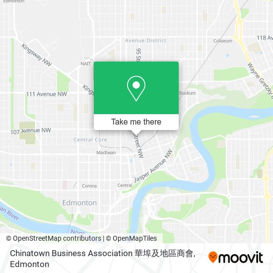 Chinatown Business Association 華埠及地區商會 plan