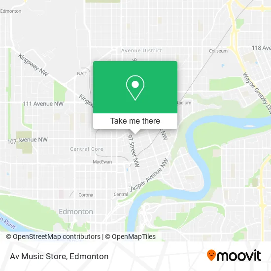 Av Music Store map