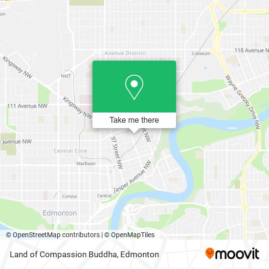Land of Compassion Buddha map