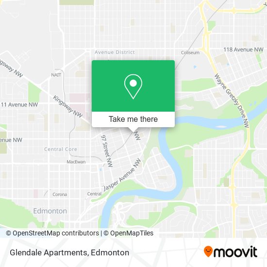 Glendale Apartments map