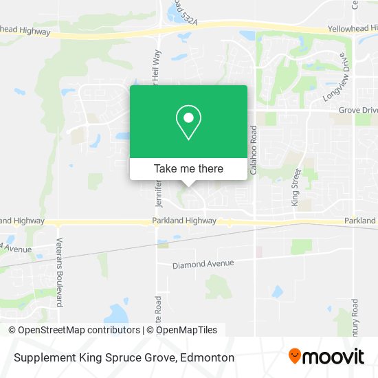 Supplement King Spruce Grove plan