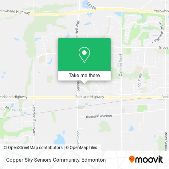 Copper Sky Seniors Community map