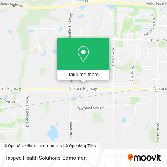 Inspec Health Solutions map