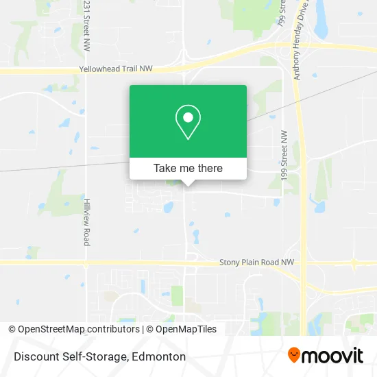 Discount Self-Storage map