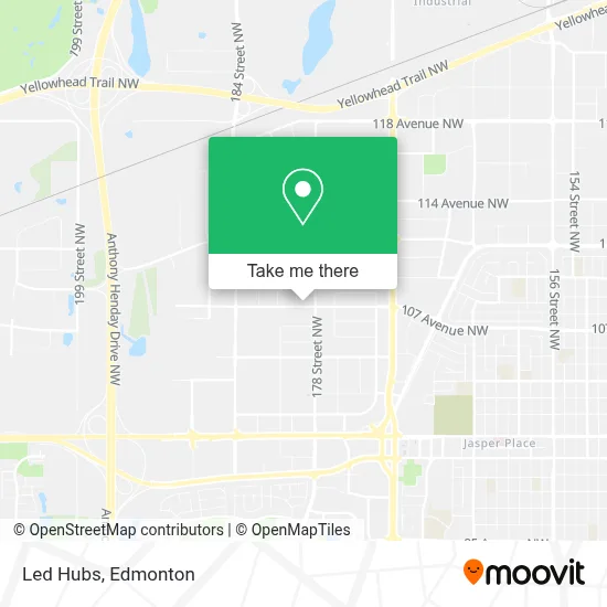 Led Hubs map