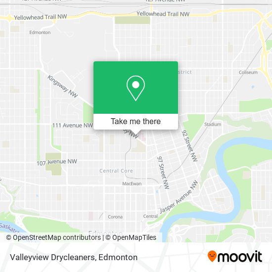 Valleyview Drycleaners map