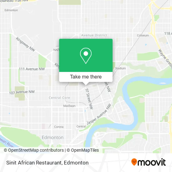 Sinit African Restaurant map