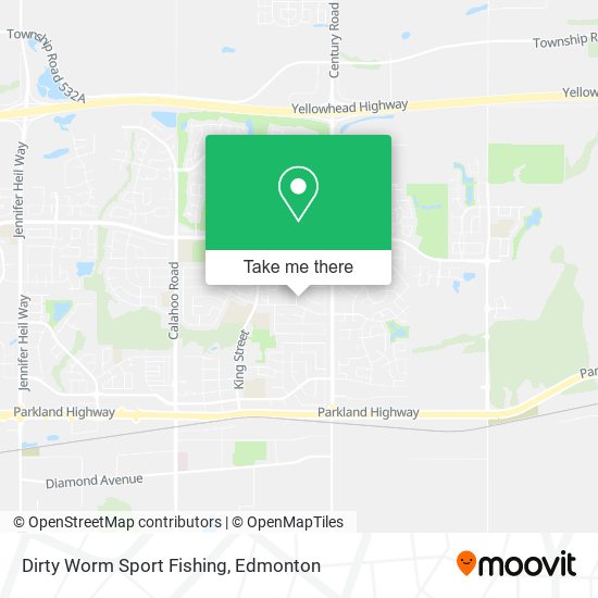 Dirty Worm Sport Fishing map