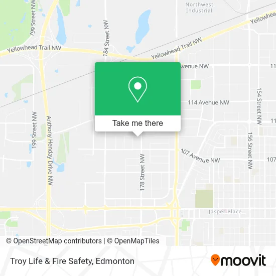 Troy Life & Fire Safety map