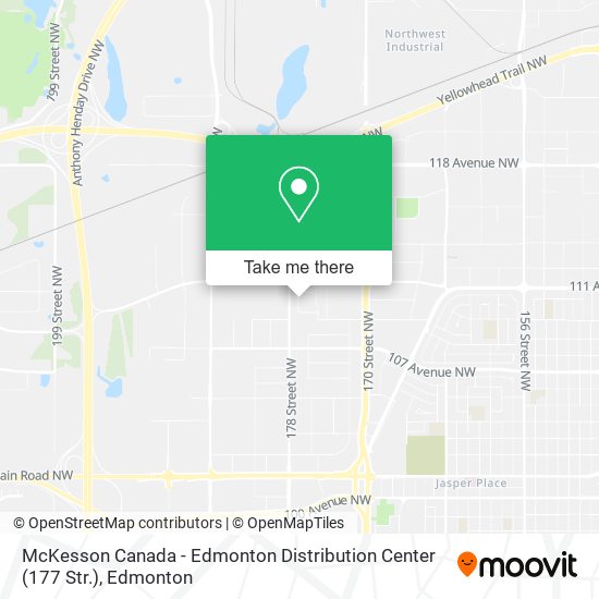 McKesson Canada - Edmonton Distribution Center (177 Str.) plan