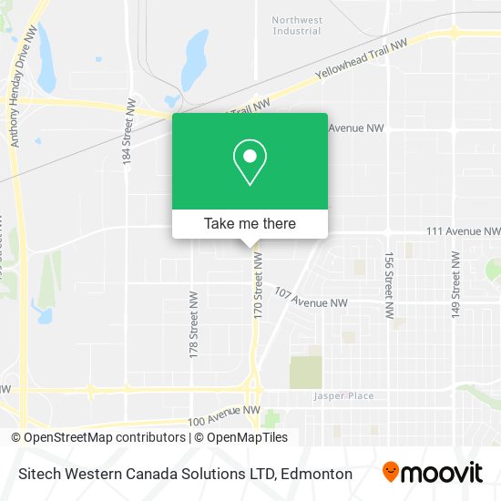 Sitech Western Canada Solutions LTD map