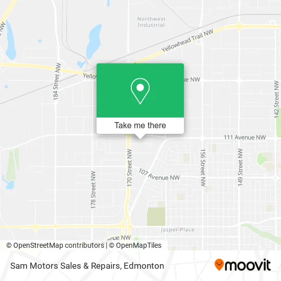 Sam Motors Sales & Repairs map