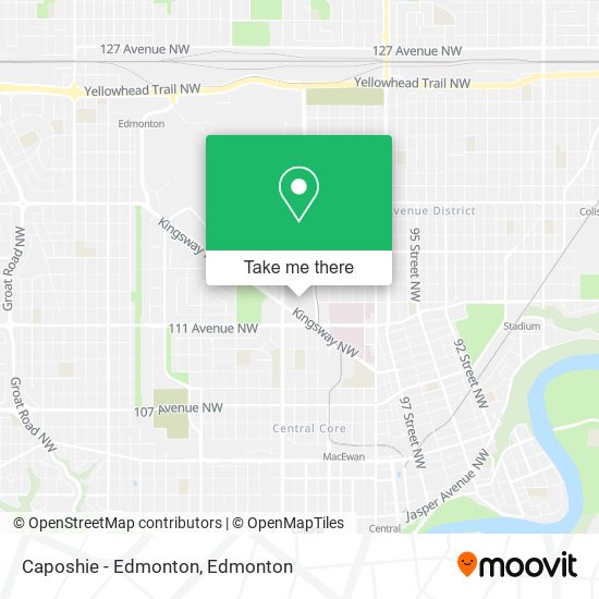 Caposhie - Edmonton map