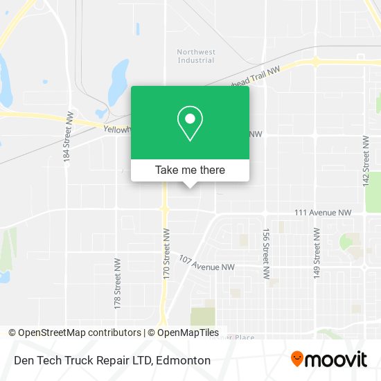 Den Tech Truck Repair LTD map